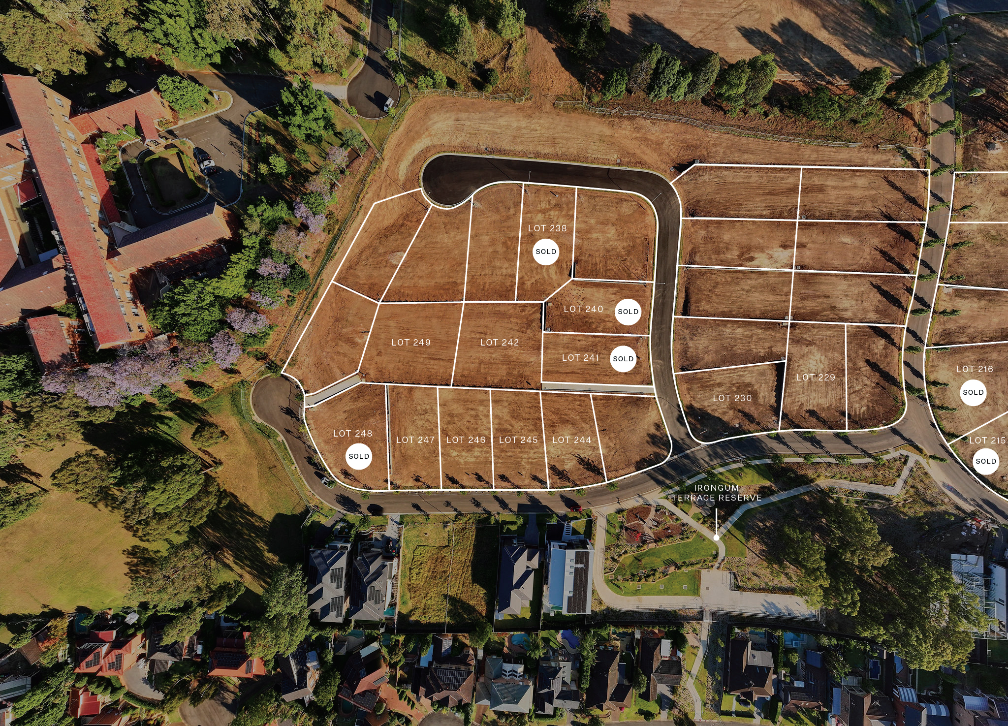 Lot 244 - your future homesite surrounded by green open spaces